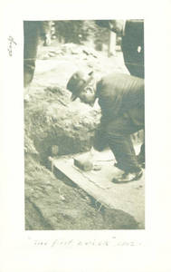 Laying the First Brick of Marsh Memorial, 1912