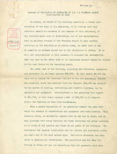 William Orr Gymnasium Dedication Address, 1912