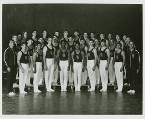 1976-1977 Springfield College men's gymnastics team