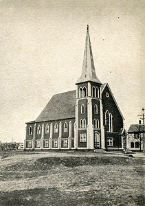 A Post Card Picture of the First Baptist Church.