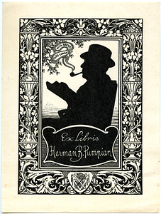 Ex libris Herman R. Pumpian