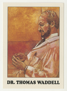 Aids Awareness: People with Aids commemorative card for Dr. Thomas Waddell