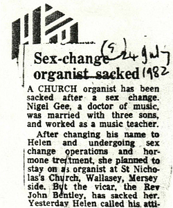 Sex-Changed Organist Sacked