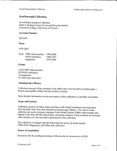 Scarborough Collection Finding Aid - Digital Commonwealth