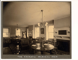 Foxcroft Hall's Churchill Memorial Room