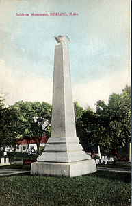 Soldier's monument, Reading, Mass.
