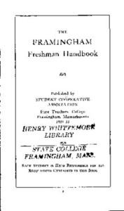 Freshman Student Handbook 1934-35