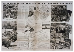 Documentación gráfica de la invasión fascista.