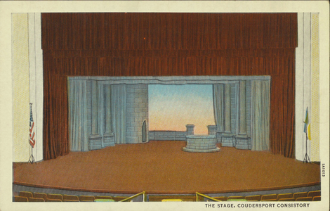 Scottish Rite Stage View, Coudersport, Pennsylvania