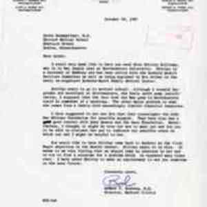 Letter from Robert C. Buxbaum, M.D. to Leona Baumgartner, M.D.