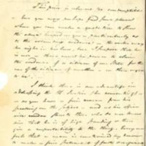 Letters to John C. Warren from James Jackson