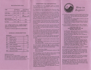 Fantasia Fair '82 Registration Form