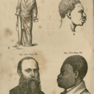 Frontispiece of Negroes and Negro slavery : the first an inferior race: the latter its normal condition by J. H. Van Evrie.