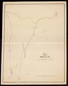 Map of the Hampden Railroad in connection with the Western and Canal roads / W.H. and H.M. Butler, engineers.