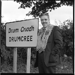 David Jones, Leading Orangeman at Druim Criadh (Drumcree) Signpost