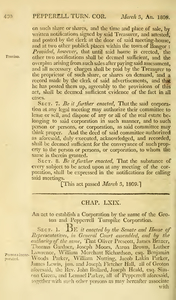 1808 Chap. 0069. An Act To Establish A Corporation By The Name Of The Groton And Pepperrell Turnpike Corporation.