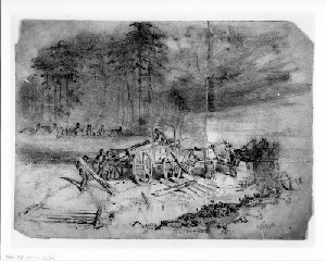 A Scene on Our Left: Preparing for Winter (Siege of Petersburg)
