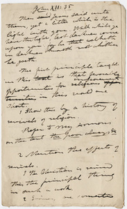Edward Hitchcock sermon notes, 1836 April