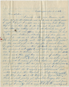 Edward Hitchcock, Jr. letter to Orra White Hitchcock, 1844 November 11