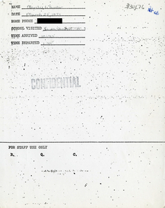 Citywide Coordinating Council daily monitoring report for South Boston High School by Marilee Wheeler, 1976 March 25