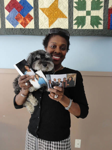 Benita Taylor at the Stoughton Mass. Memories Road Show