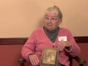 Carlyn V. Cox at the Irish Immigrant Experience Mass. Memories Road Show: Video Interview