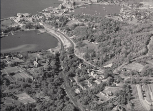 Great aerial view of Woods Hole