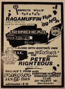 'Ragamuffin Hip-Hop 1989' poster