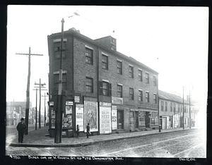 Buildings corner of West Fourth Street to 172 Dorchester Avenue