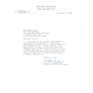 Letter, September 10, 1974.