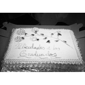 Graduation cake.