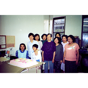 Chinese Progressive Association party celebrating the victory of earning Dynasty Restaurant back wages