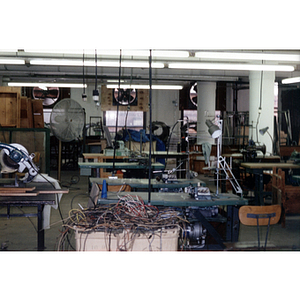 Garment factory interior