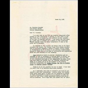 Letter from Muriel Snowden to Edward M. Kennedy, inviting him to speak at Freedom House