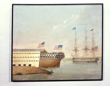 Launching of the USS Washington