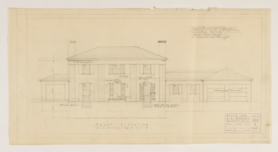 Maurice A. Dunlavy (builder) house, Wellesley Hills, Mass.