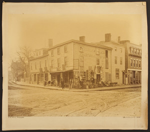View of Ferdinand & Co.'s Furniture and Carpet Store, 1872 Washington Street