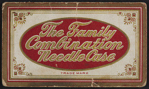 Family combination needle case, Sharps Elliptic, made in Germany, undated