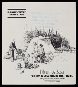 Draw-Tite Tents '65, Eureka Tent & Awning Co., Inc., Binghampton, New York