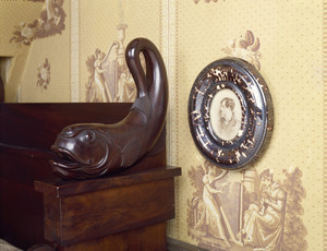 View of Byron Room showing portrait, Beauport, Sleeper-McCann House, Gloucester, Mass.