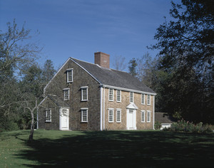 Exterior view of front and left facades, Winslow Crocker House, Yarmouth Port, Mass.