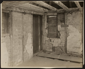 Interior view of the Browne House, chamber, Watertown, Mass., May 5, 1919