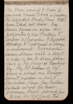 Thomas Lincoln Casey Notebook, November 1894-March 1895, 054, an island in Sheboygan Harbor
