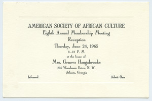 American Society of African Culture
