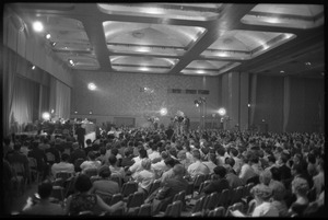 Audience and panel at the National Teach-in on the Vietnam War: view from the edge of the audience