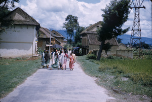 Women walking down the street