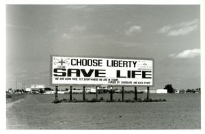 "Choose liberty - save life"