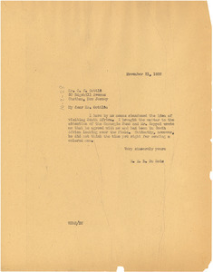 Letter from W. E. B. Du Bois to George S. Oettlé