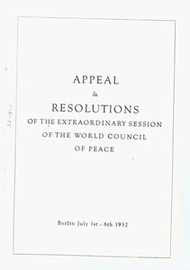 Appeal and resolutions