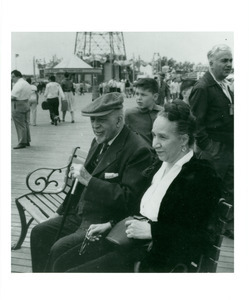 W. E. B. Du Bois and Shirley Graham Du Bois, Coney Island, 1957